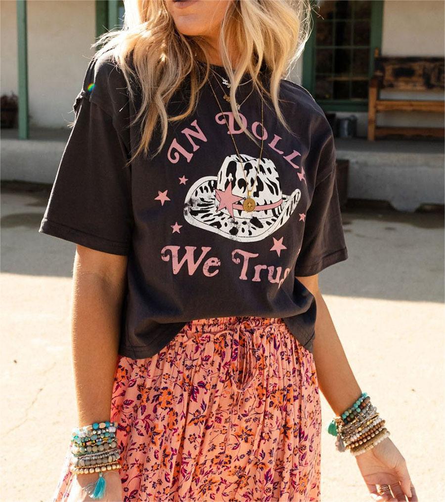 Round Neck Printed T-shirt