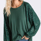 Loose Sequin Panel Top