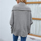 Knitted Sweater Dolman Sleeve Cardigan