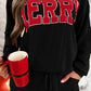 MERRY Long Sleeve Top and Shorts Set