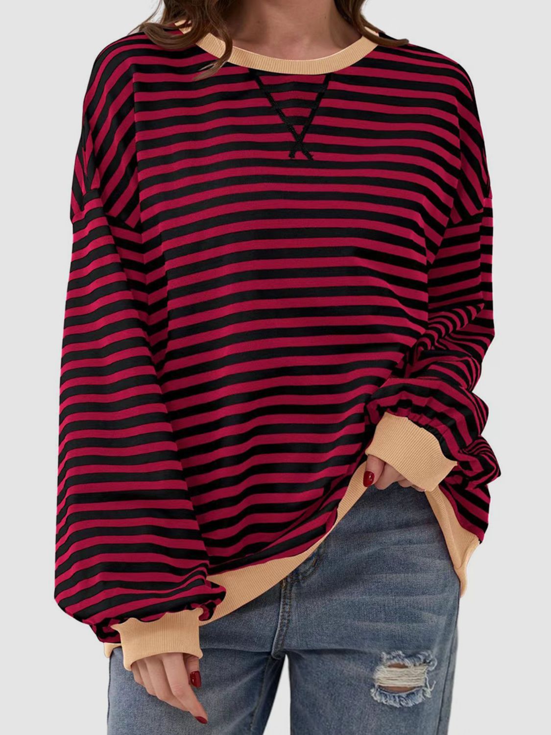 Striped Long Sleeve Tee