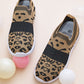 Comfortable Leopard-Print Knitted Shoes