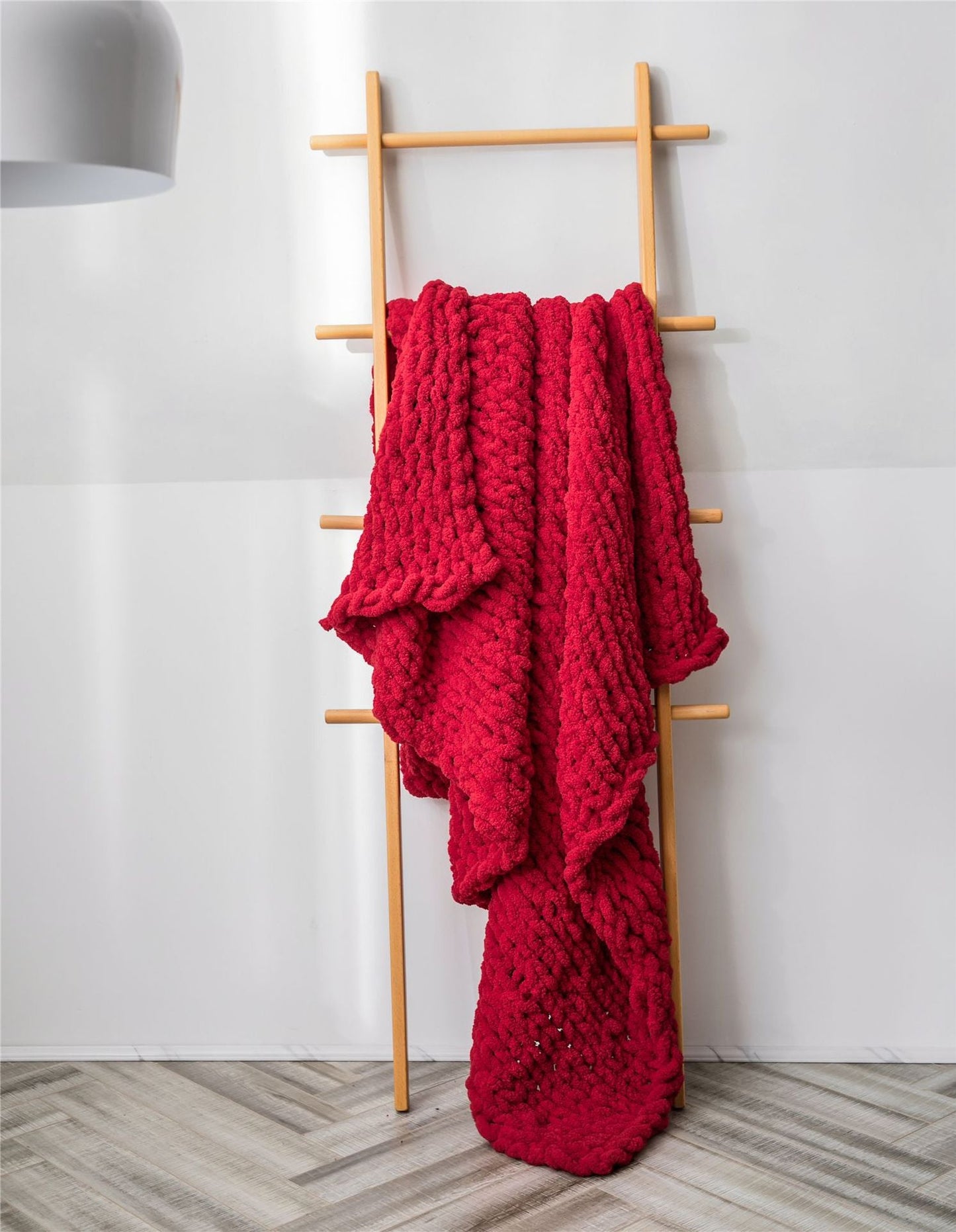 Stick Knitted Blanket