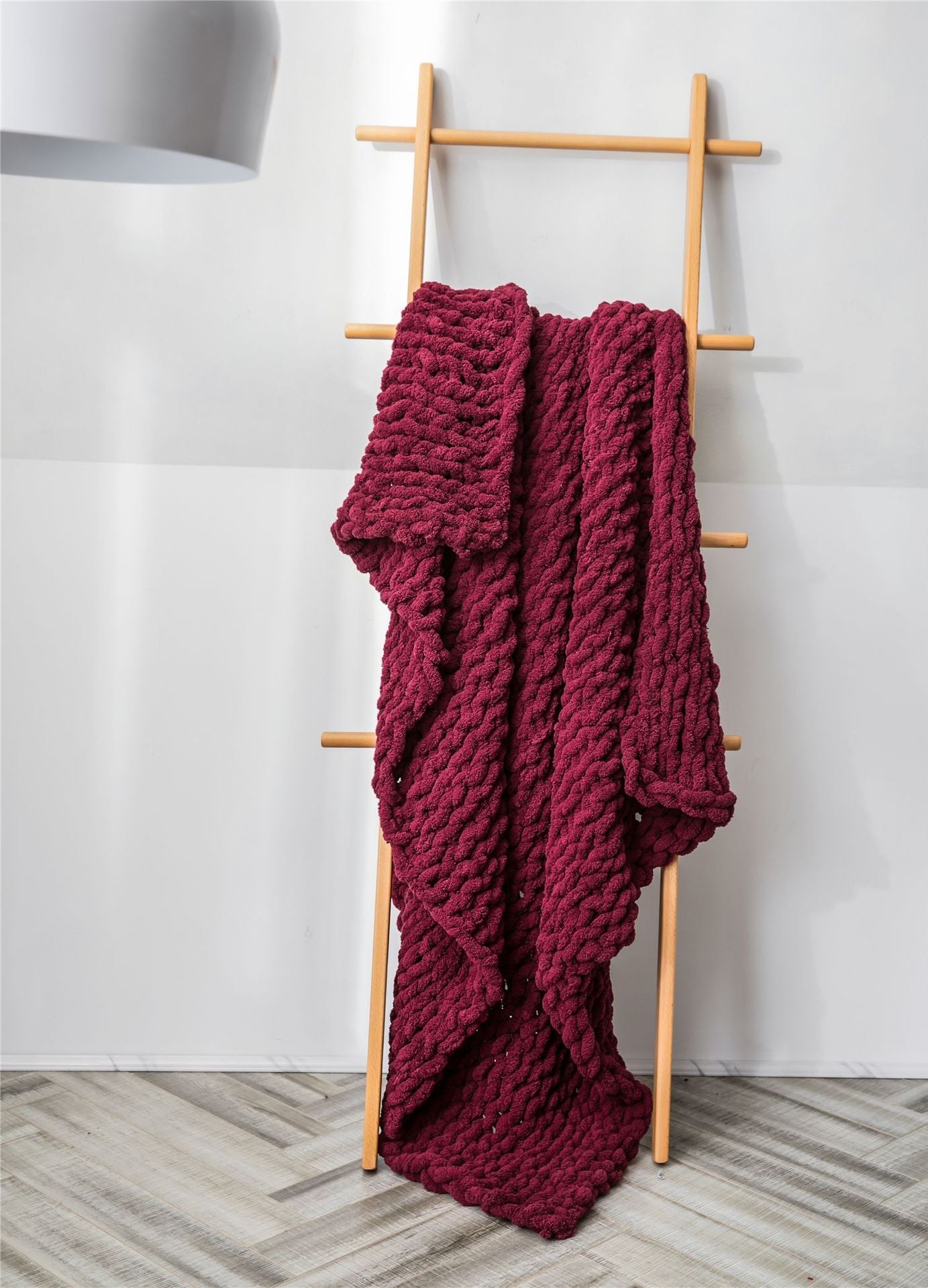 Stick Knitted Blanket