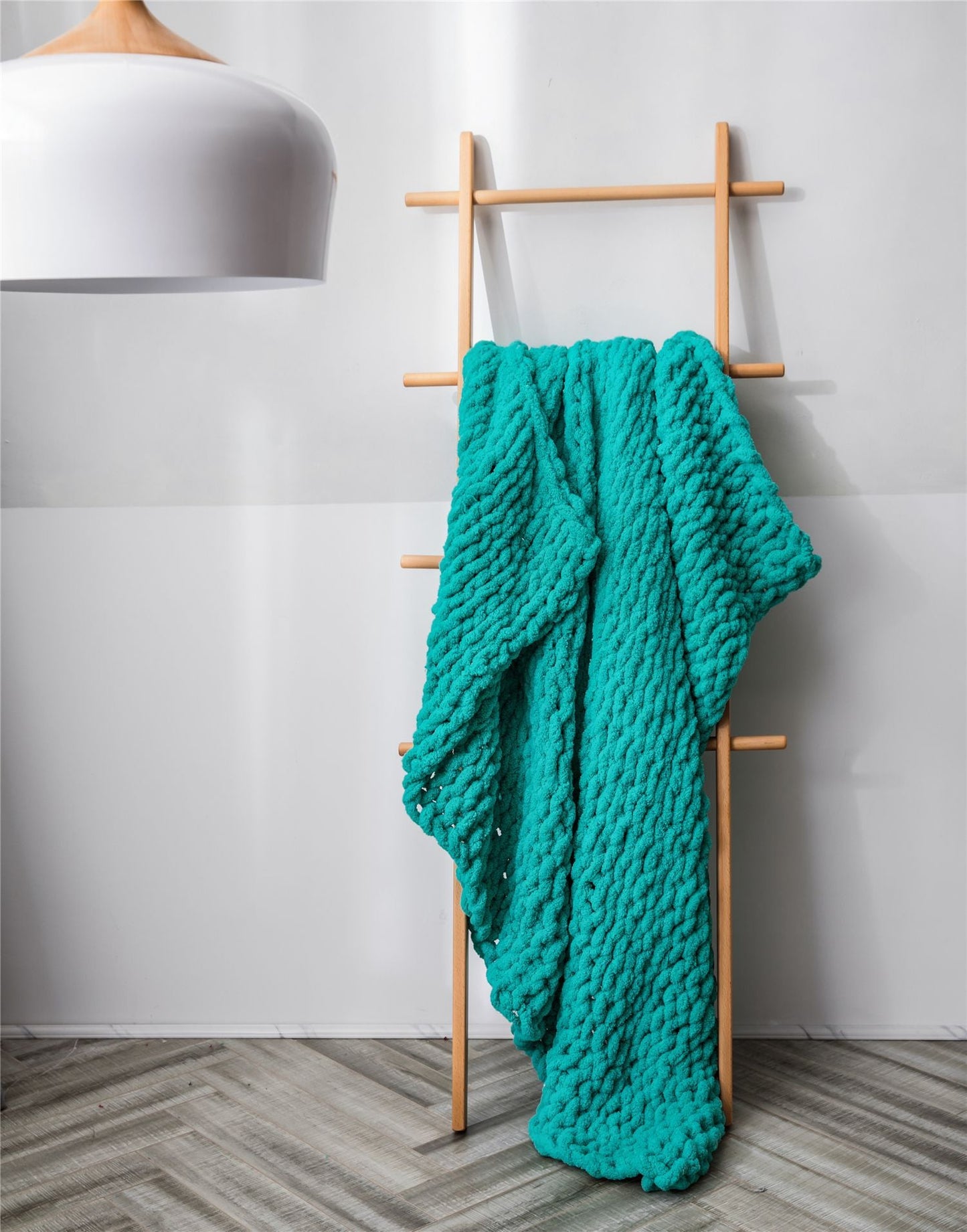 Stick Knitted Blanket