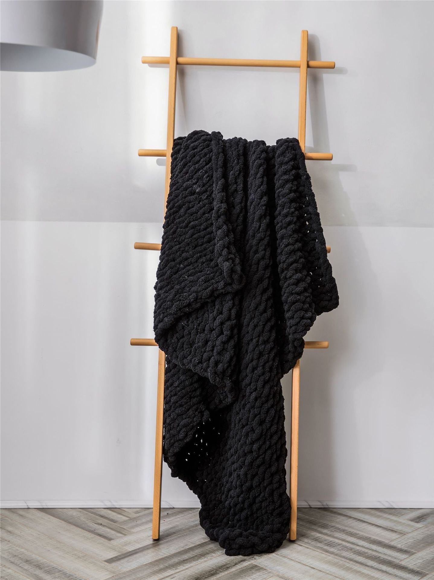 Stick Knitted Blanket