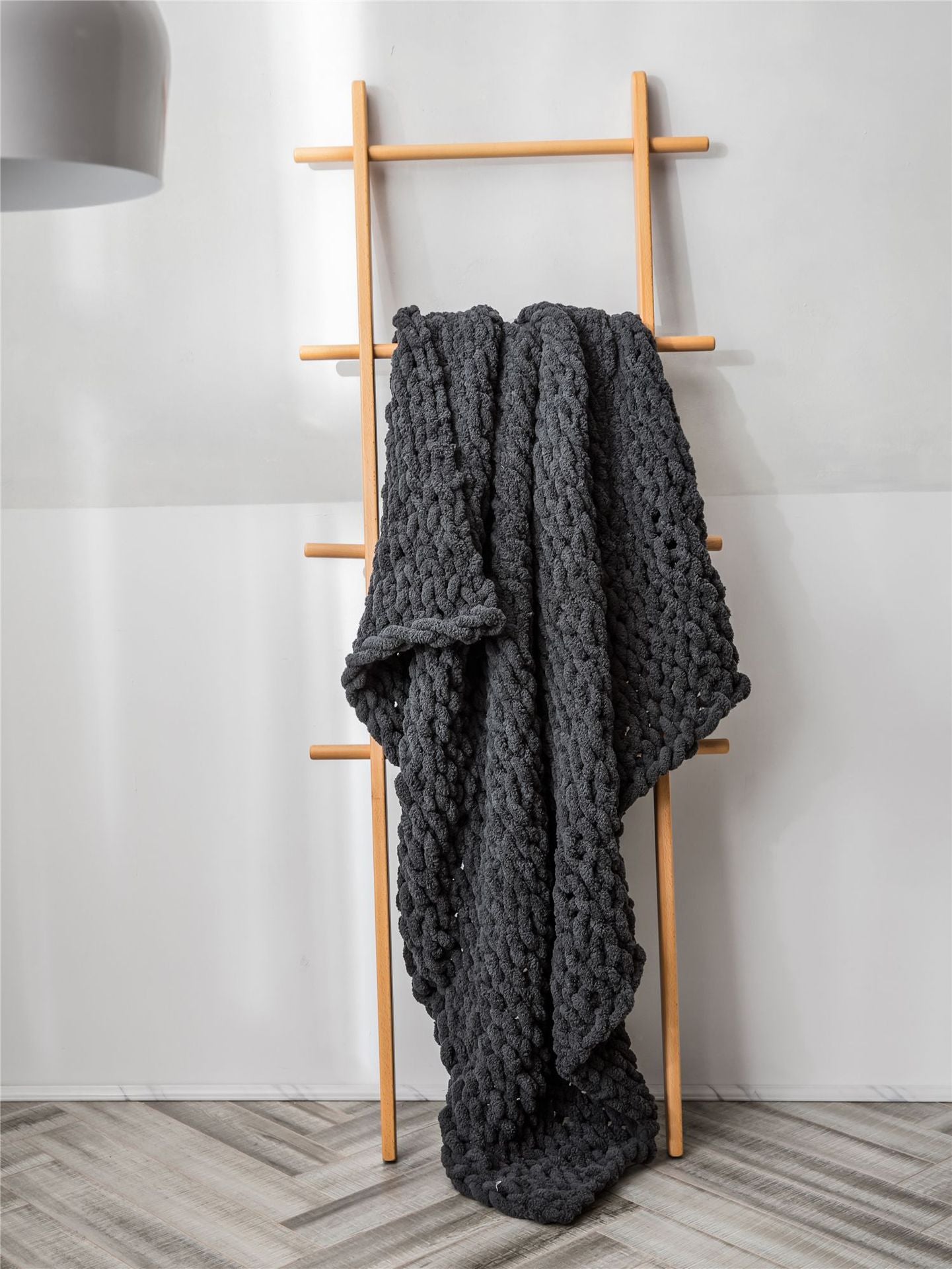 Stick Knitted Blanket