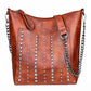 Shoulder Bag Studded Tote Bag