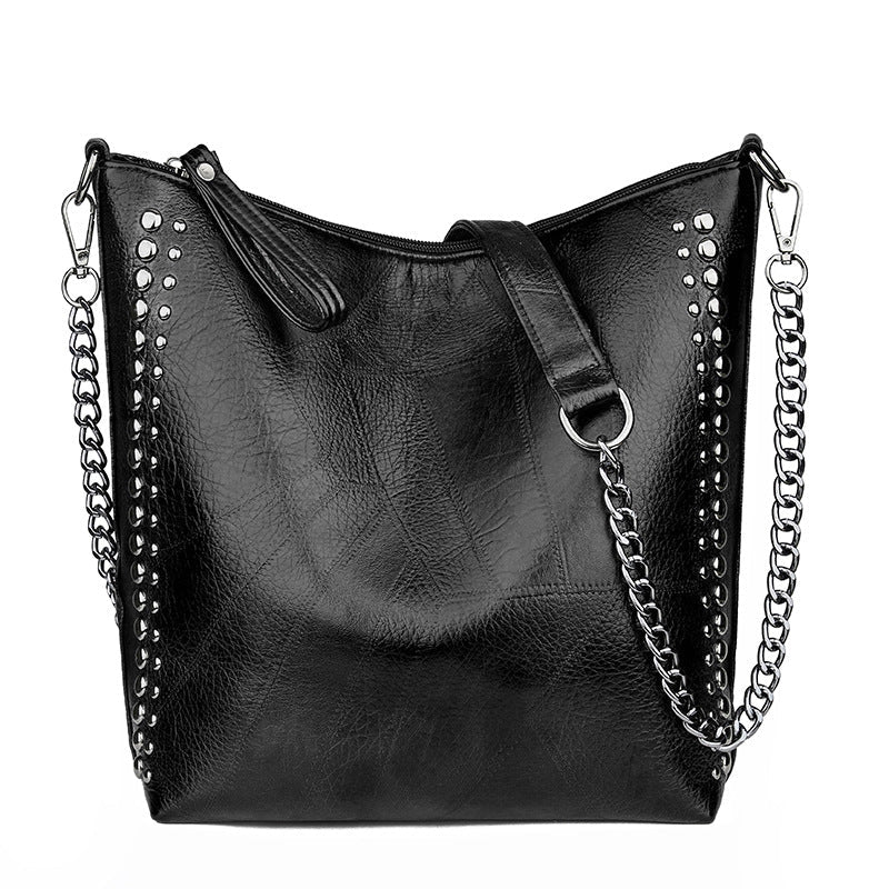 Shoulder Bag Studded Tote Bag