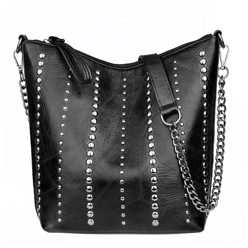 Shoulder Bag Studded Tote Bag