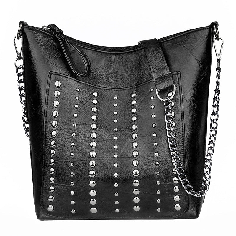 Shoulder Bag Studded Tote Bag