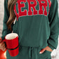 MERRY Long Sleeve Top and Shorts Set