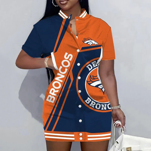 NFL Shirt Button Dress