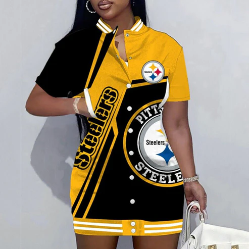 NFL Shirt Button Dress