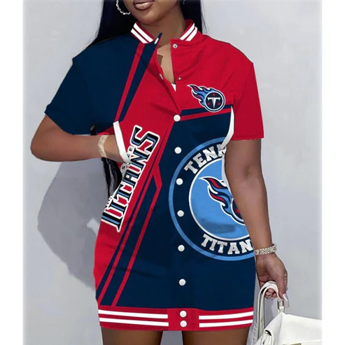 NFL Shirt Button Dress