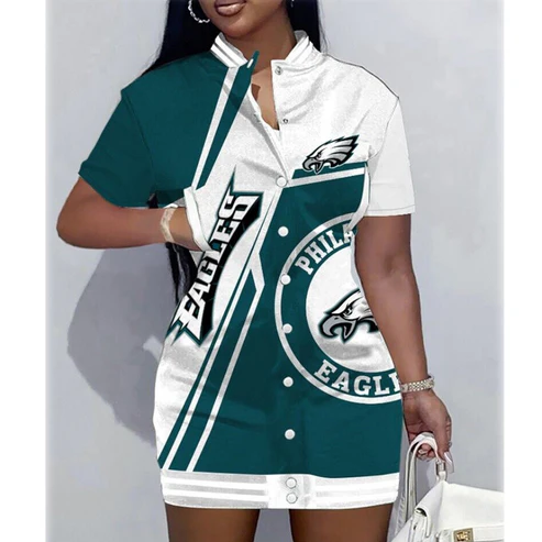 NFL Shirt Button Dress