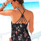 Boho print Spaghetti Straps Strappy Tank Top