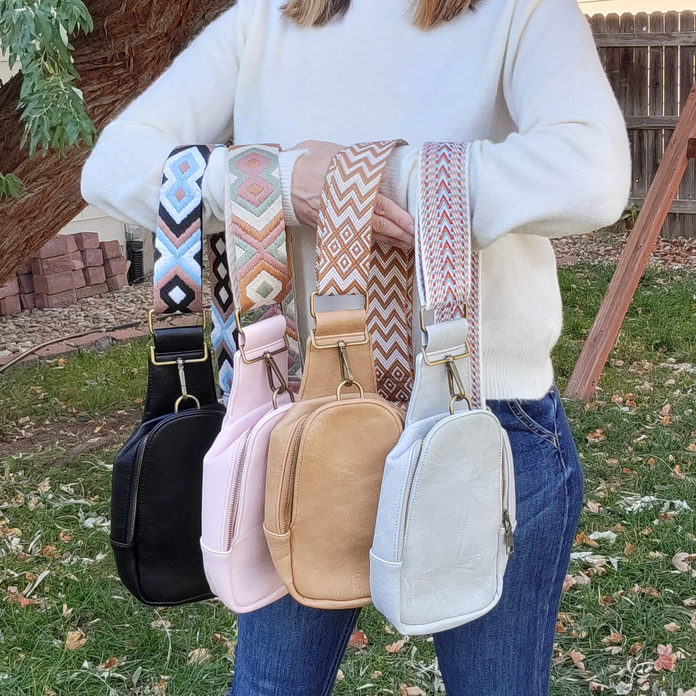 Women's Guitar Strap Chest Bag