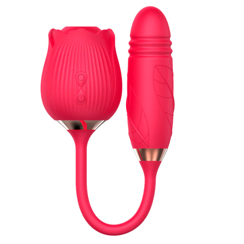 RTS-Rose Toy with Vibrator-Red