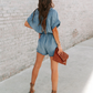 Washed Denim Jumpsuit