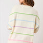 Rainbow Stripes Cozy Sweater