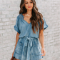 Washed Denim Jumpsuit