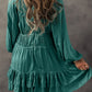 (Pre order/10.22)Ruffled Puff Sleeve Mini Dress