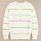 Rainbow Stripes Cozy Sweater