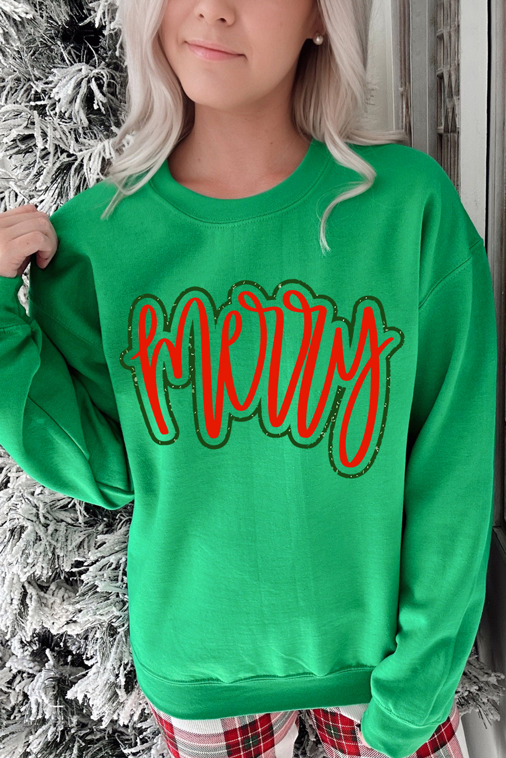 (Pre order/11.10)MERRY Crew Neck Sweatshirt