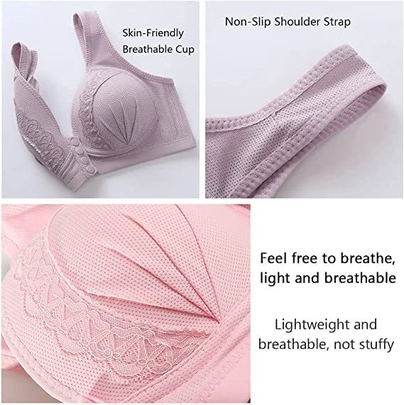 Front Button Lace Bras