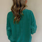 (Pre order 10.8)Solid Notched Neck Sweatshirt