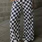 (Pre order/9.25)Checked High Waist Wide Leg Pants