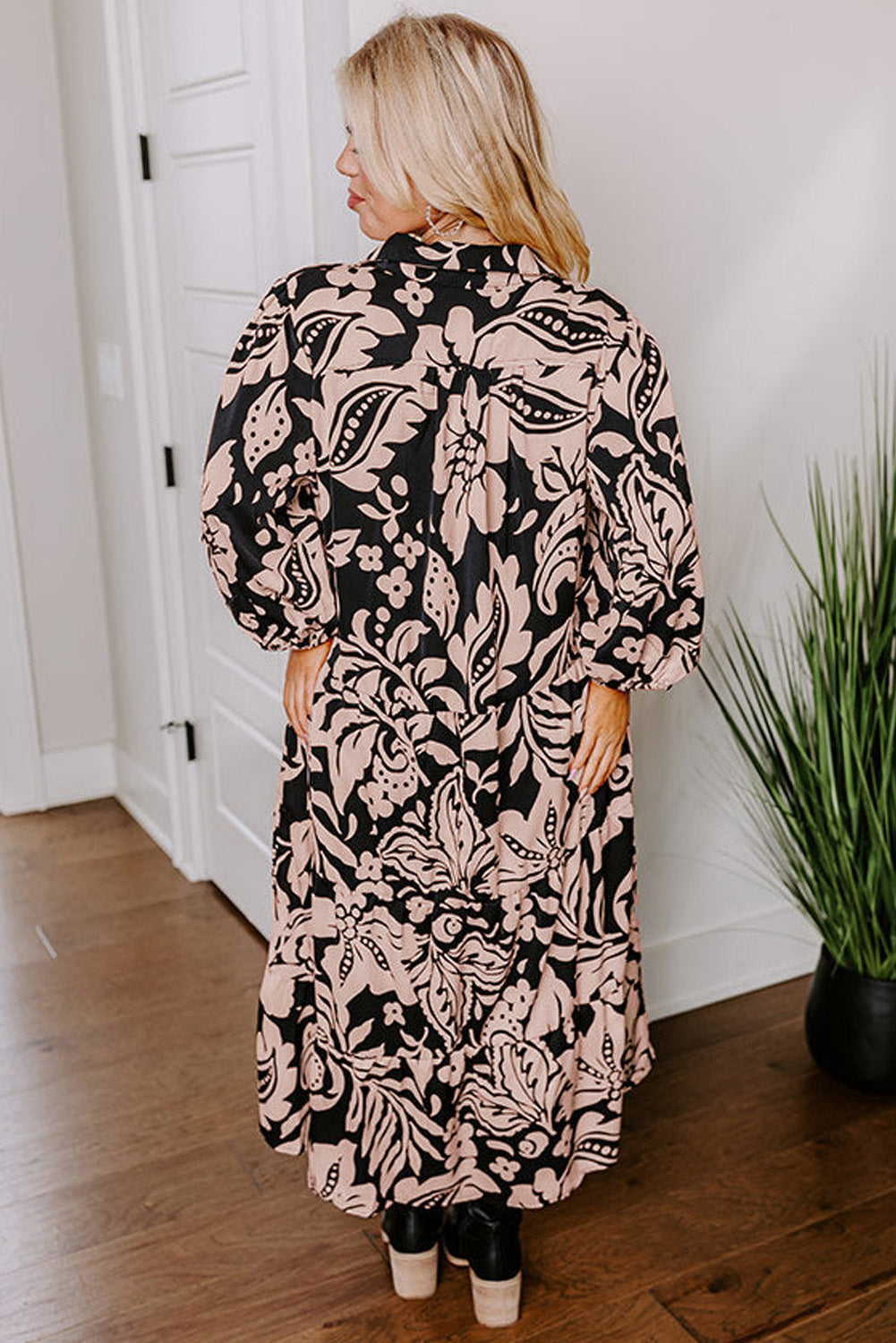 Plus Size Floral Maxi Dress