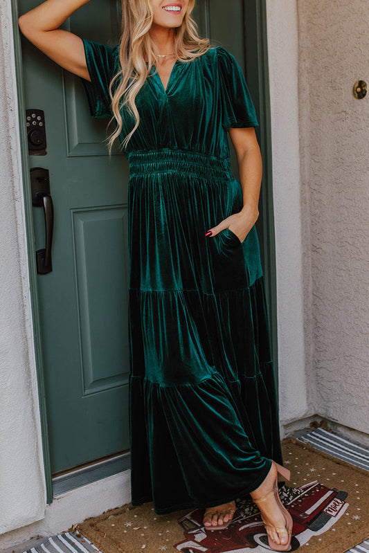 Velvet Maxi Dress