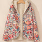 Paisley Floral Sherpa Lined Hooded Jacket