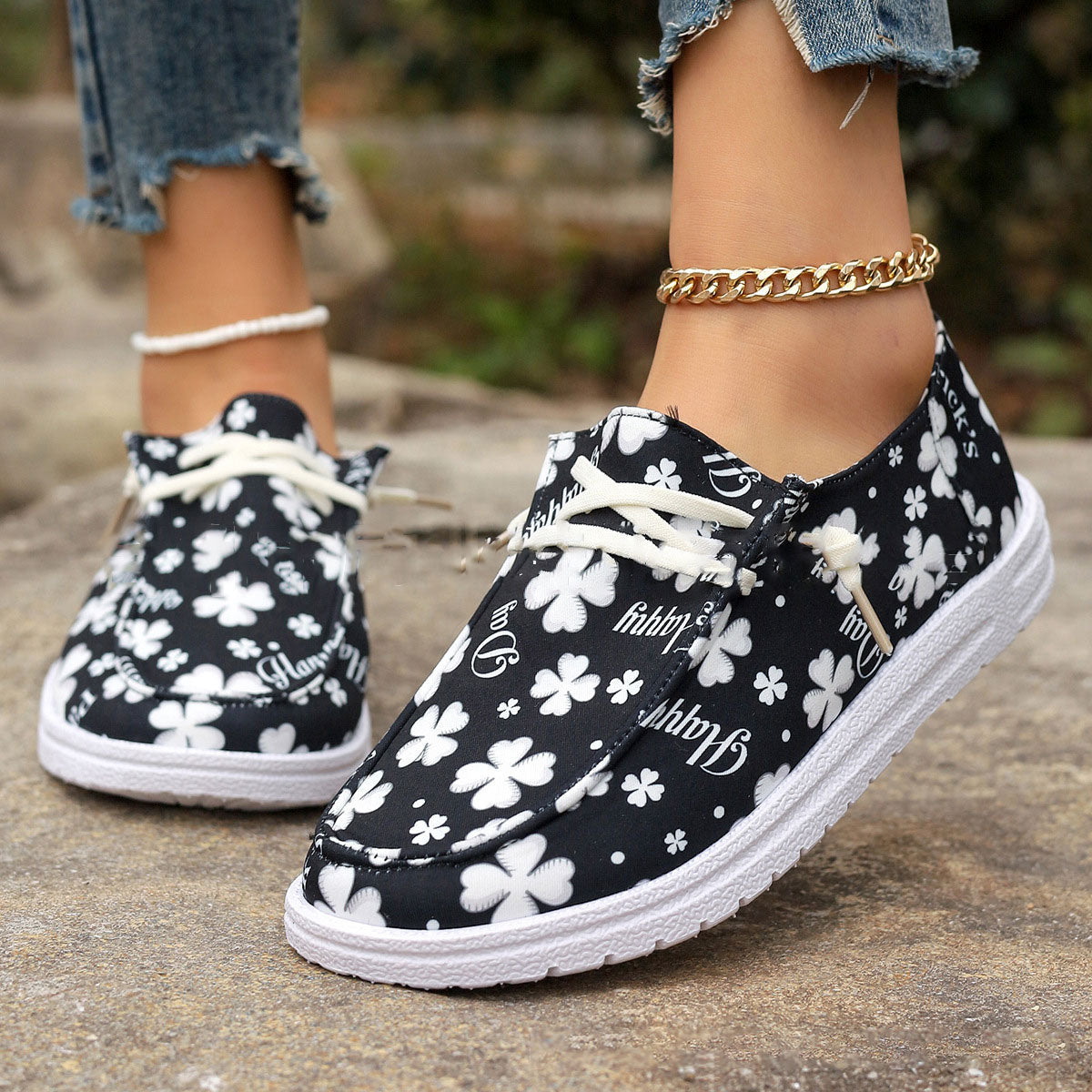 Printed Colorful Casual Shoes