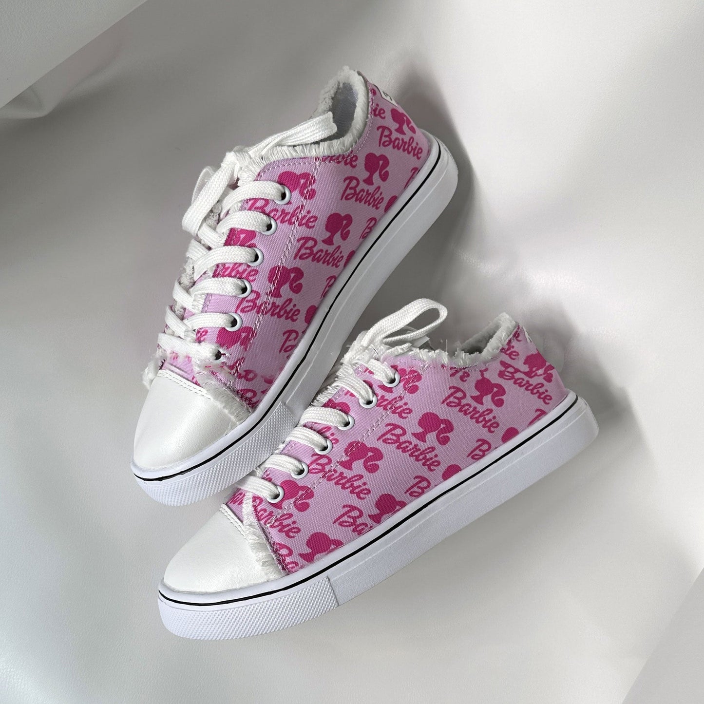 Printed Letter Canvas Shoes