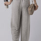 Casual High Waist Wide Leg Knit Pants