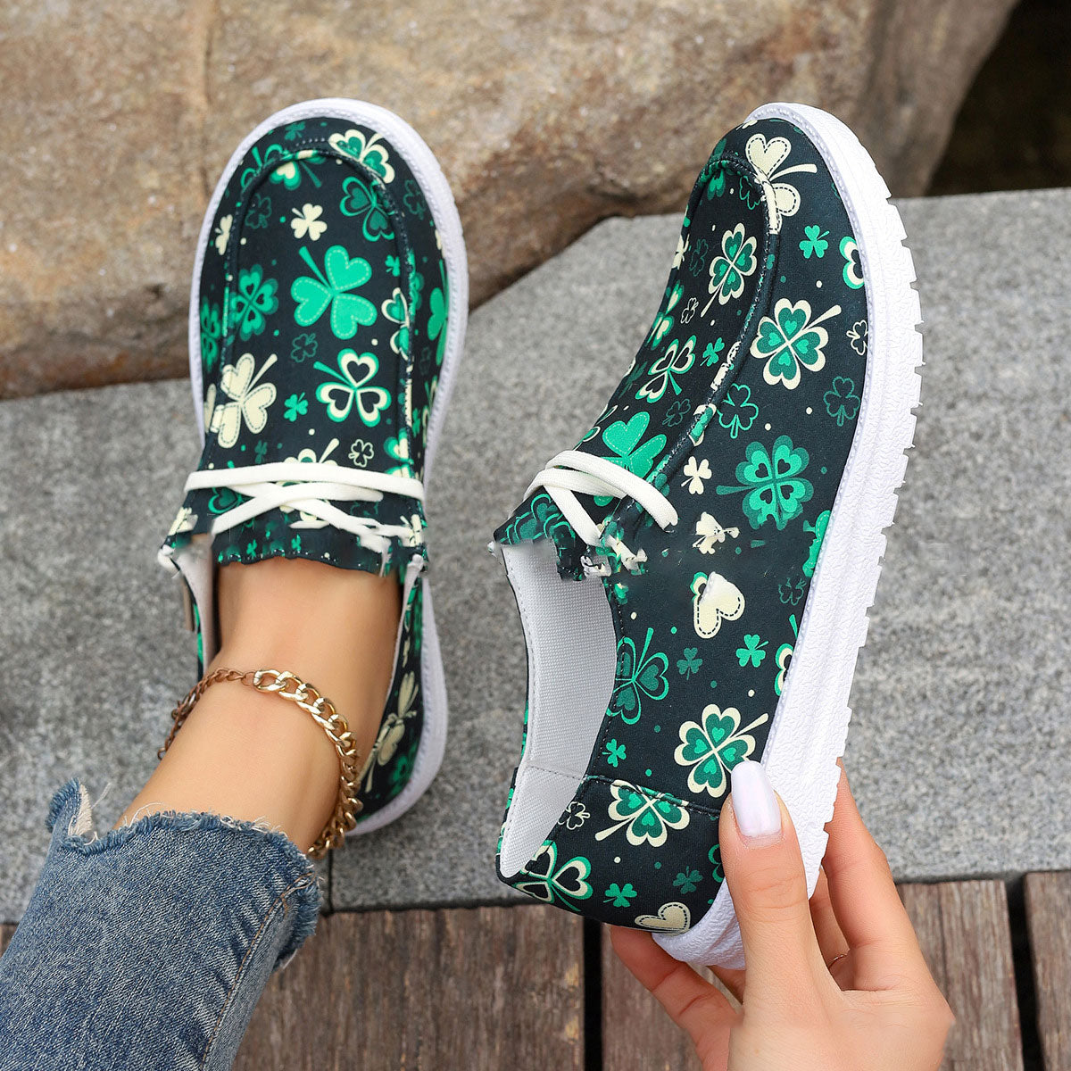 Printed Colorful Casual Shoes