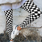 Checkered High Waist Leggings