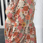 (Pre order 10.8)Plus Size Flower Square Neck Blouse