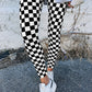 Checkered High Waist Leggings