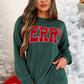 MERRY Long Sleeve Top and Shorts Set