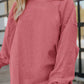 Ribbed Corded Oversized Sweatshirt