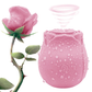 RTS-Silicone Rose Toy-Pink