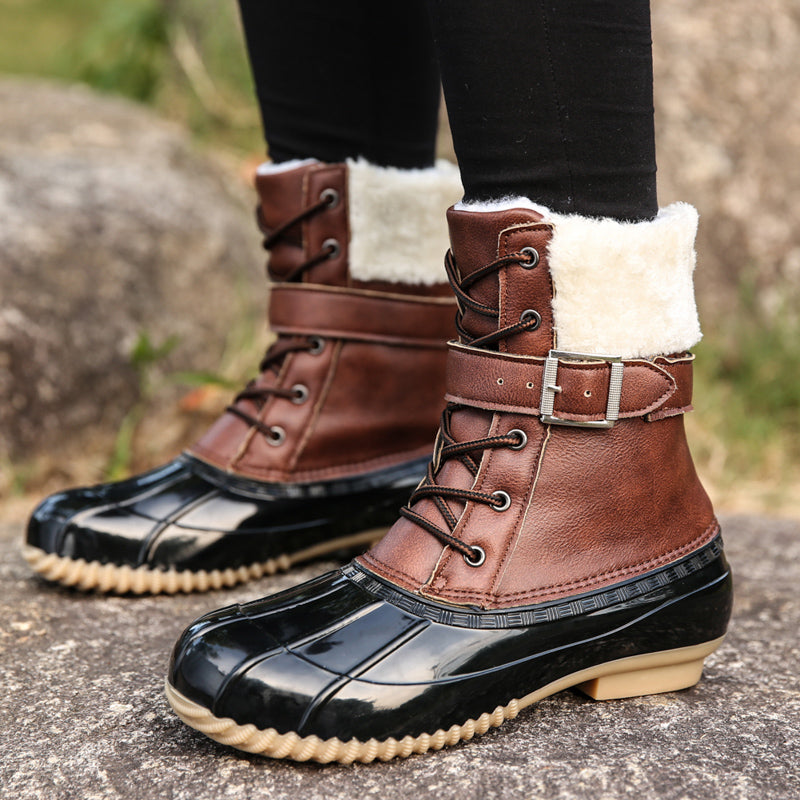 Anti-Slip Plush Boot for Outdoor