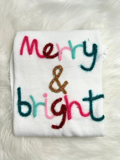 Christmas Glitter Yarn Sweater