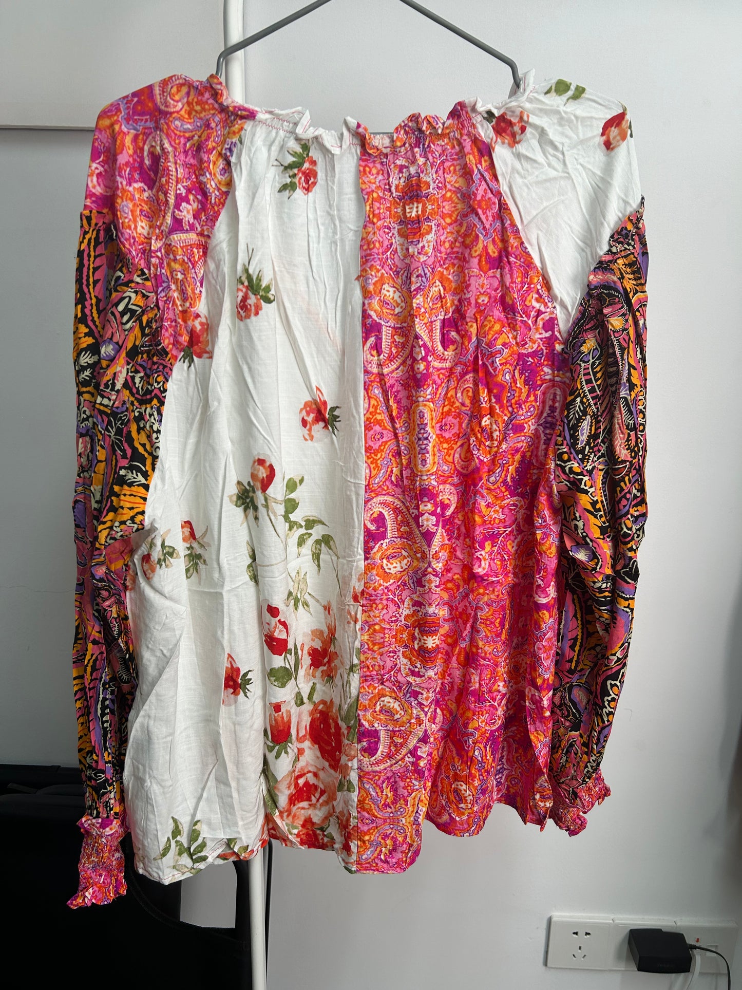 Multicolor Floral Buttoned Blouse