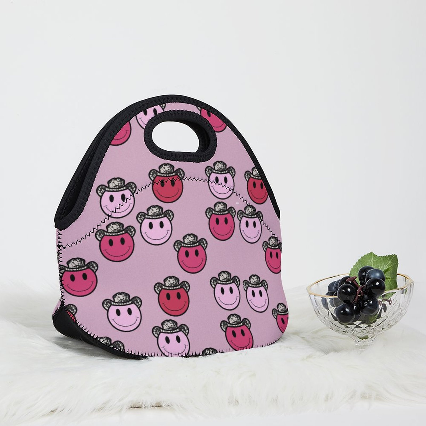 Cute Cowboy Smiley Lunch Bag