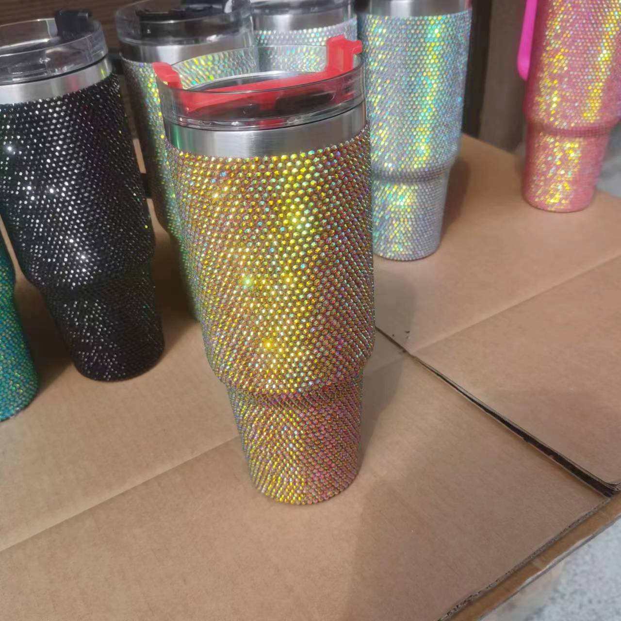 Color Diamond 40OZ Stainless Steel Tumblers